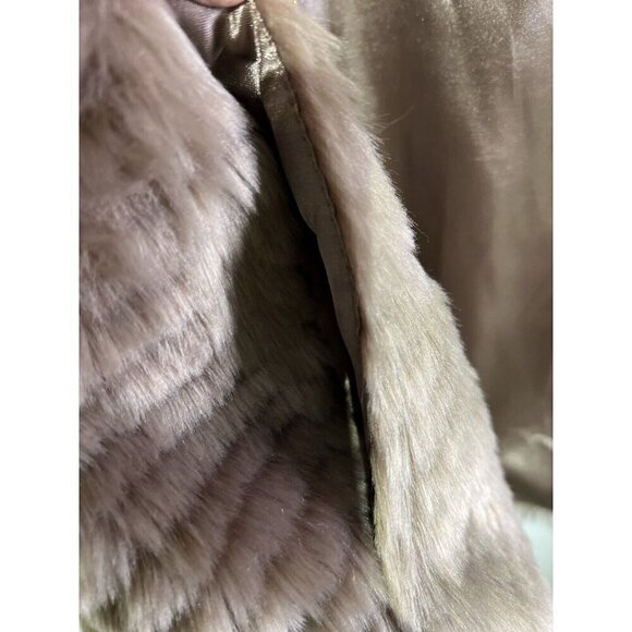 MARC NEW YORK NWT Stunning Mauve Faux Fur Sleeveless Coat Vest Size XS - Picture 4 of 10